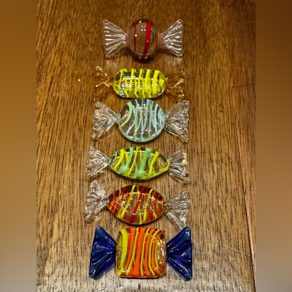 Colorful Vintage Glass Candy Decor